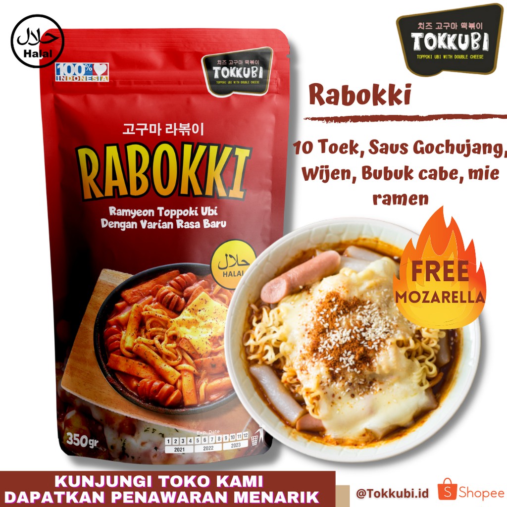 Jual Rabokki Instant Makanan Korea Halal Instan Rappoki Gochujang BY ...
