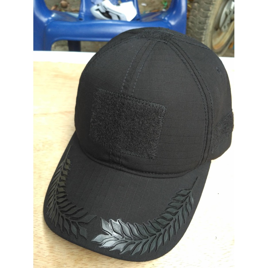 Jual topi pamen polri hitam polos / topi pria / topi velcro | Shopee ...