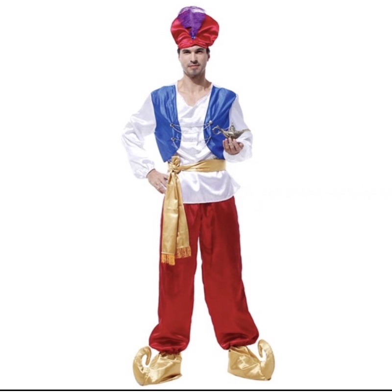 Jual [ Jojokids ] Costume Aladdin Arabian Adult Cosplay Halloween ...