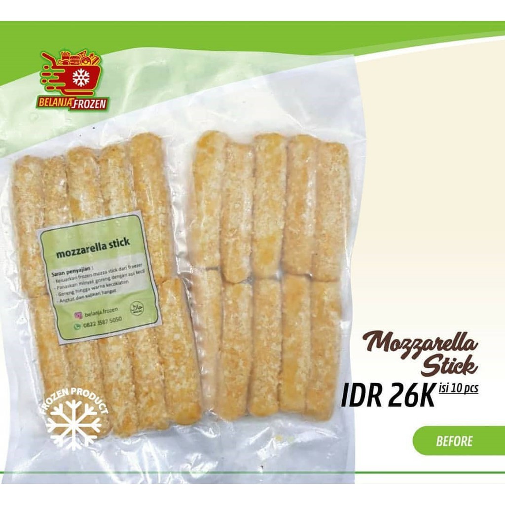 Jual Mozzarella Stick Isi 10 Pcs Shopee Indonesia