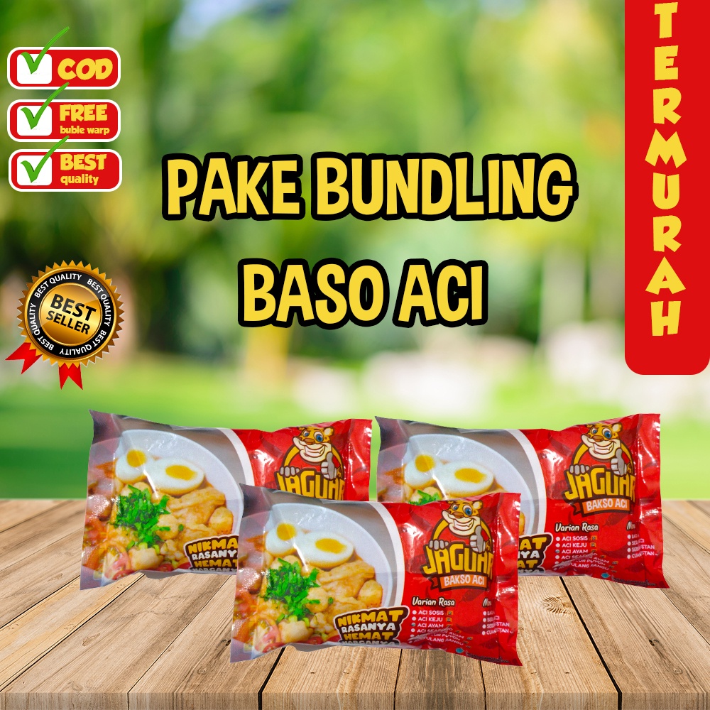 Jual Paket Bundling Baso Aci Baso Aci Jaguar Bakso Aci Tulang Rangu