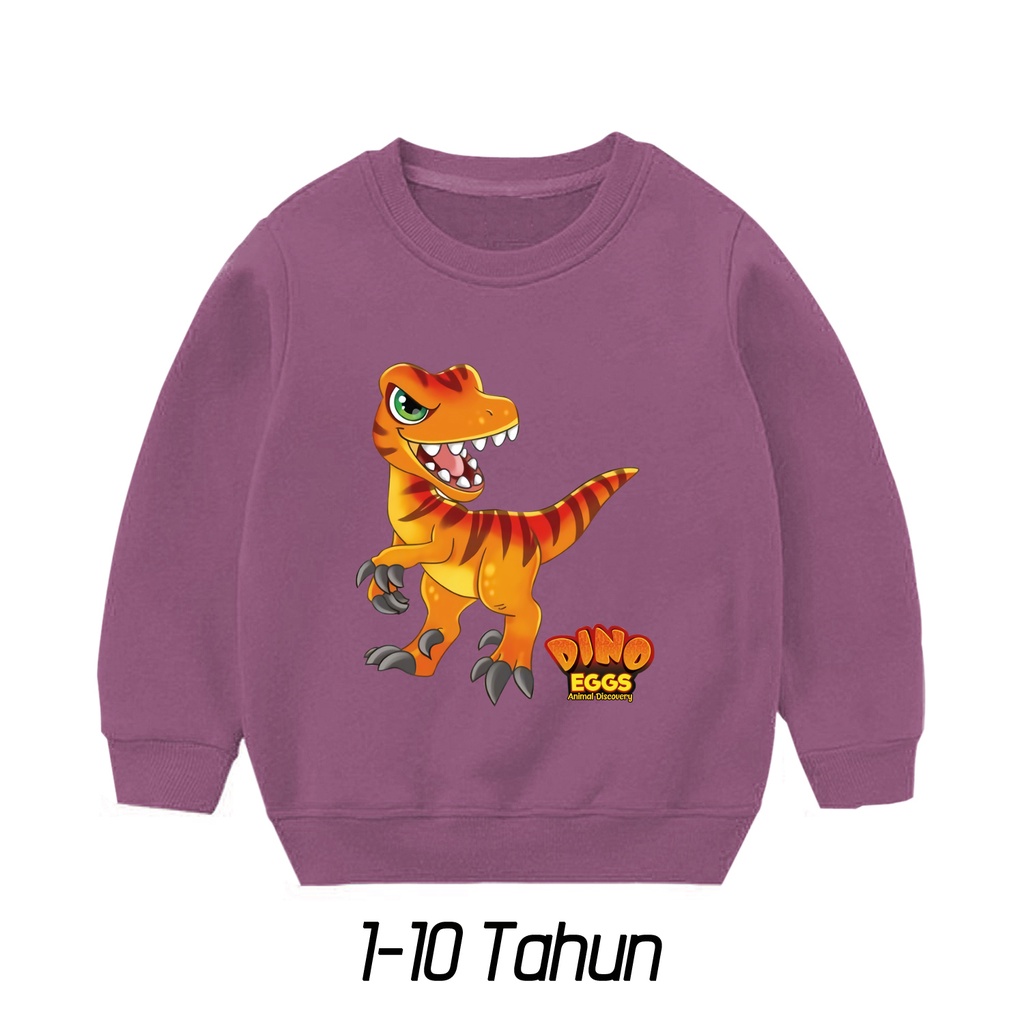 IQYU Kerst Dinosaurus Fleece Pyjama - Warm Tweedelig Sportpak Voor Jongens & Meisjes (Midden/Grote Kinderen)