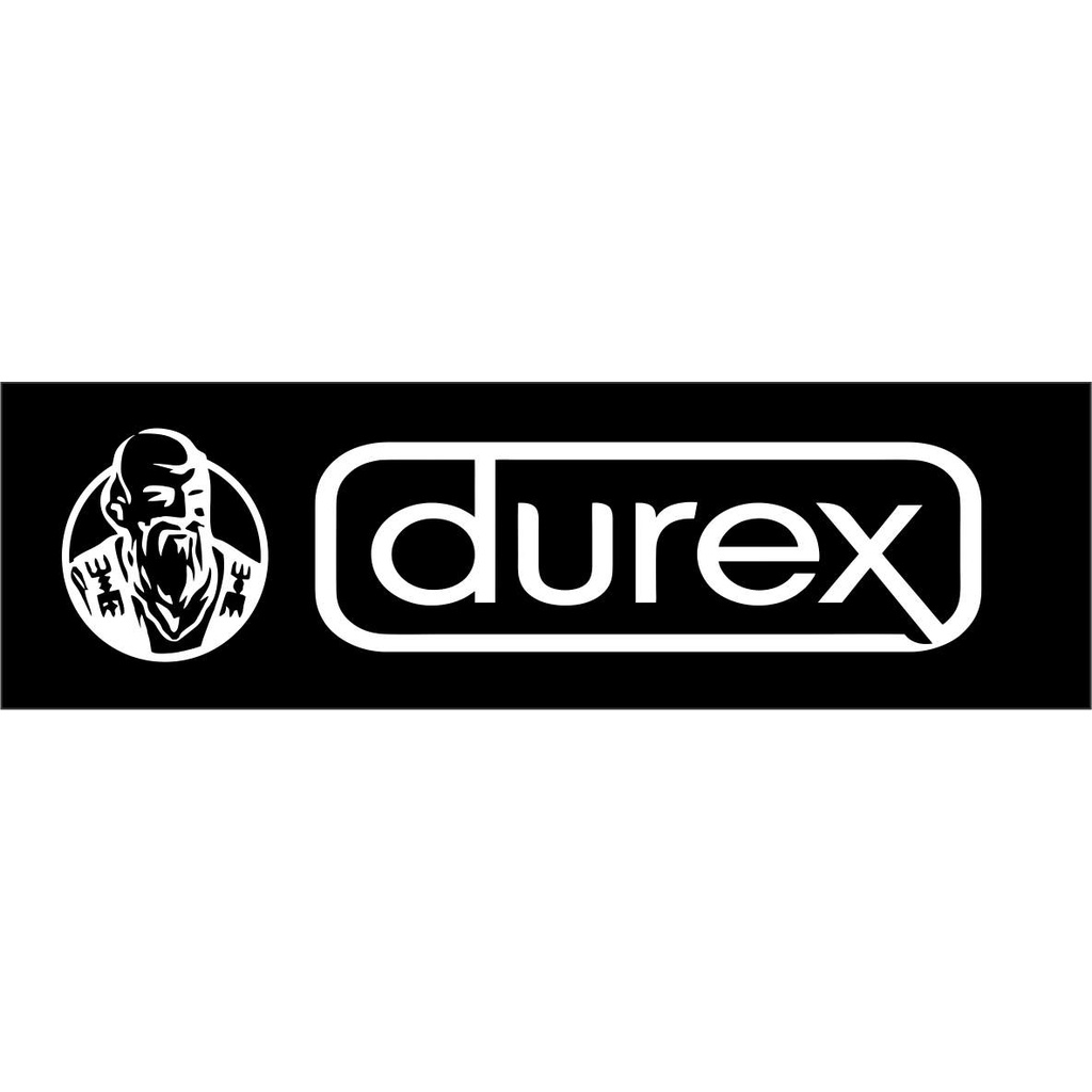 Jual Cutting Sticker Stiker DUREX Logo Satu Set Motor Scoopy Vespa Mio ...