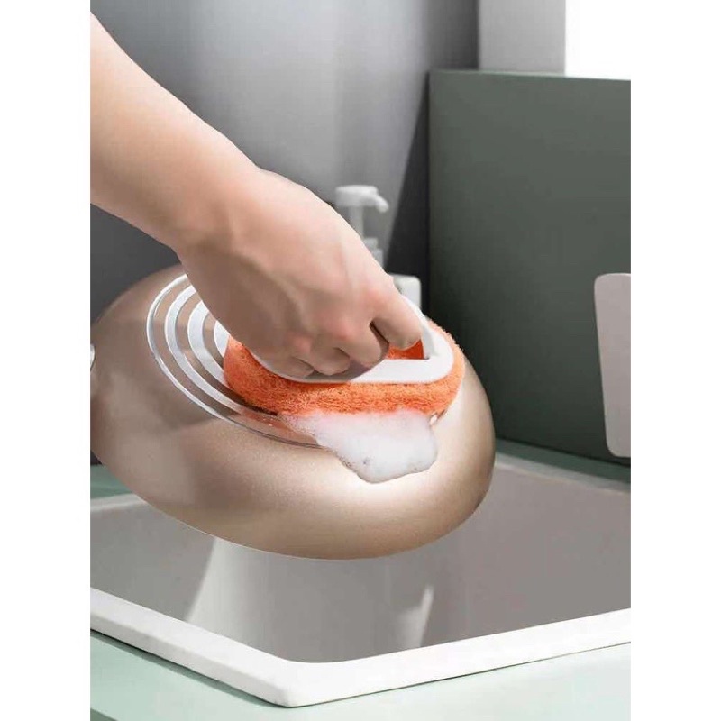 Jual Sponge Gagang Pembersih Wajan / Sponge Pembersih Multifungsi ...
