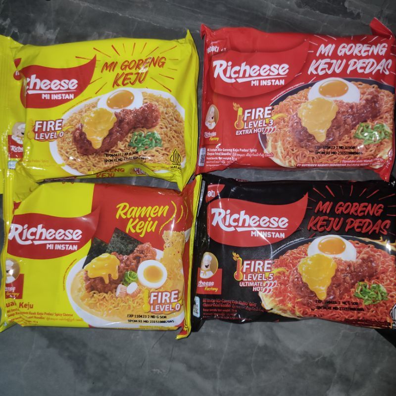 Jual Richeese Mie Instant Viral All Variant | Shopee Indonesia