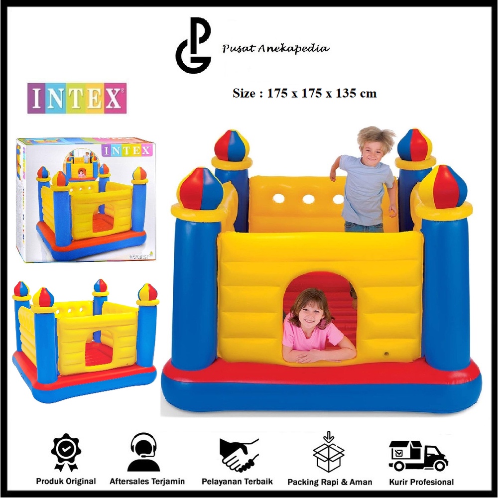 Jual Intex 48259 pelampung anak / Jump Castle - kolam anak - tempat ...