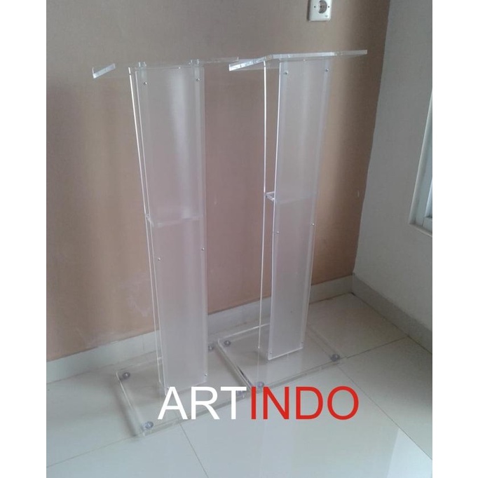 Jual Acrylic Podium / PD14 / Acrylic Lectren / Mimbar Akrilik | Shopee ...