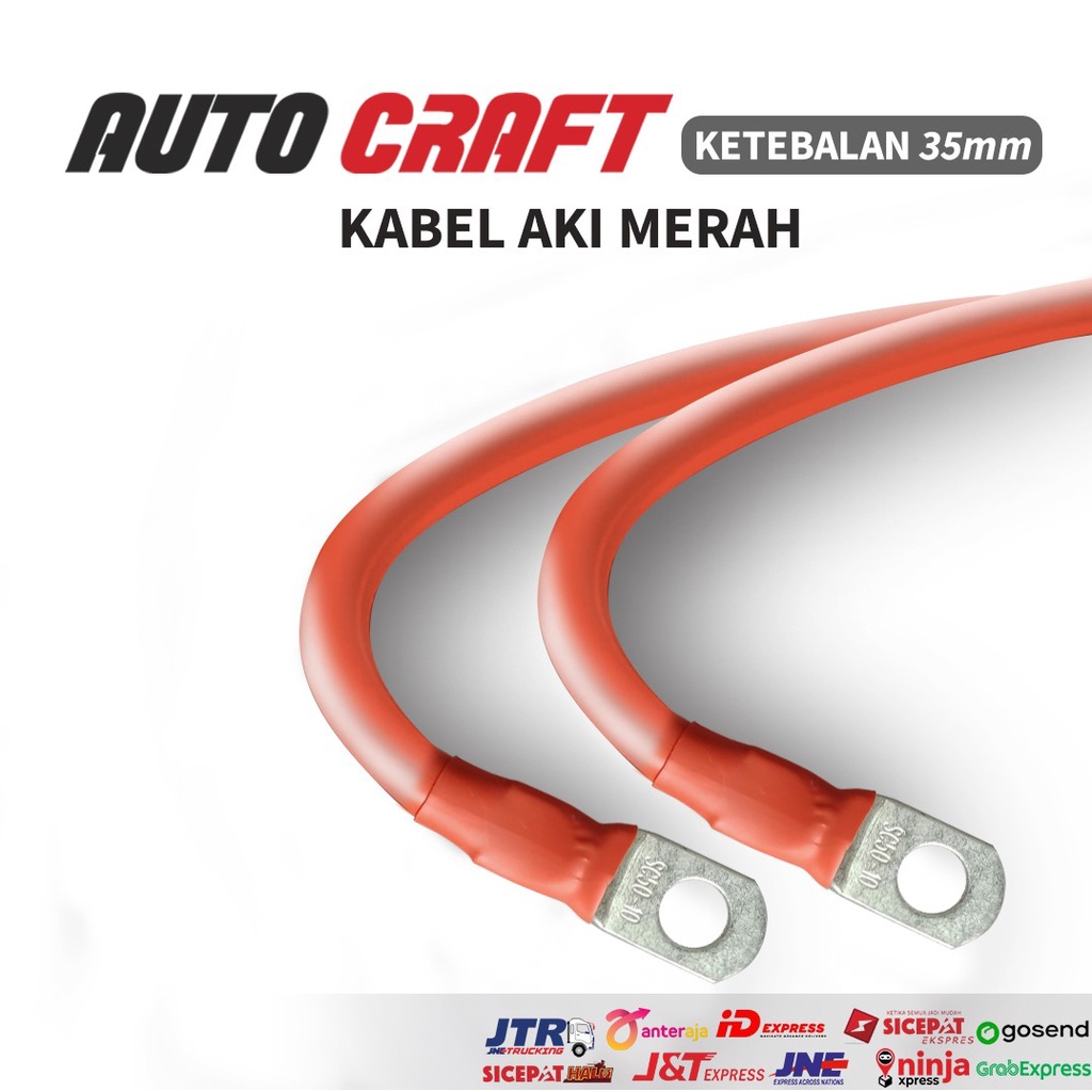 Jual Kabel Aki Merah Mm Kabel Tembaga Autocraft Serabut Nyaf Paling Bagus Shopee Indonesia