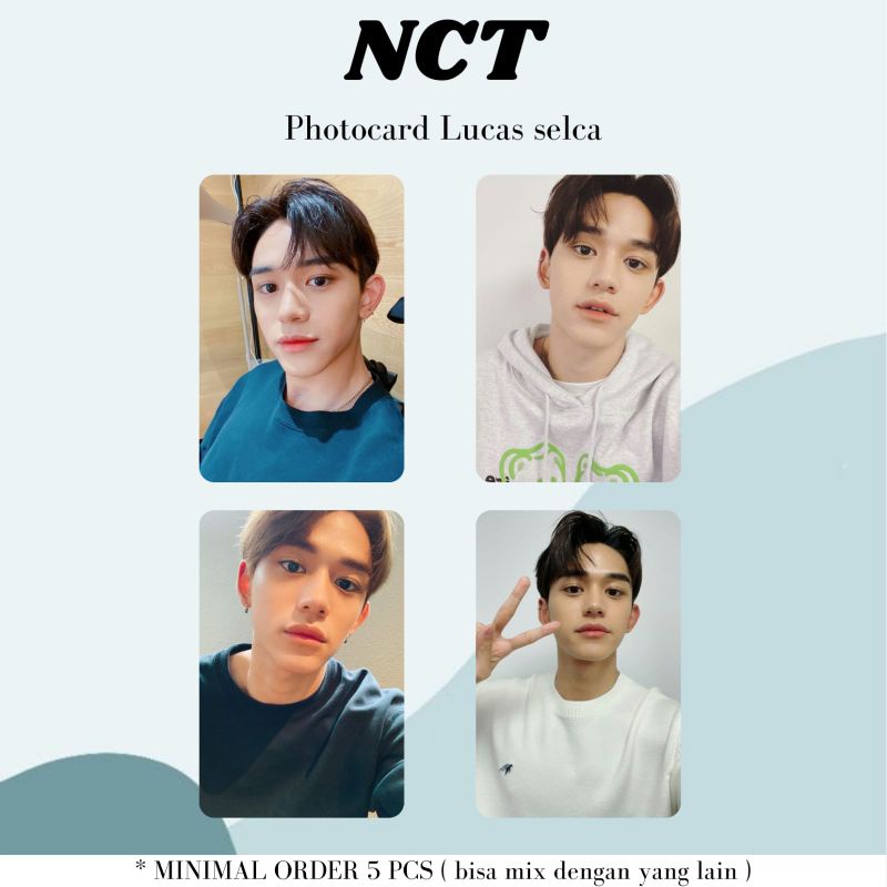 Jual PHOTOCARD NCT LUCAS SELCA | Shopee Indonesia