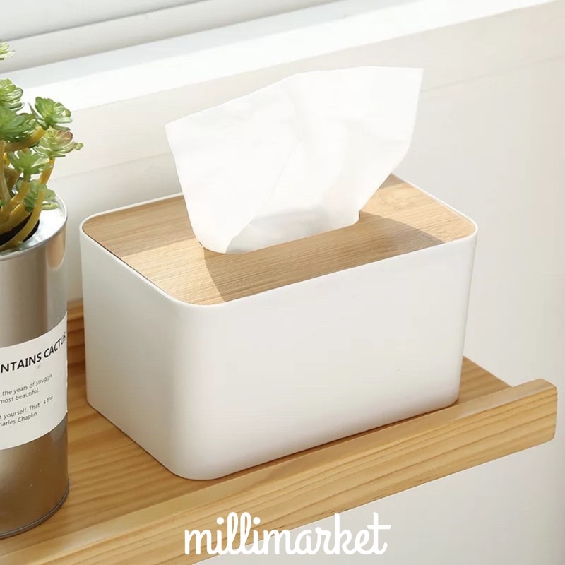 Jual SOREN BOX TISSUE AESTHETIC/Tempat Tissue Ukuran Panjang Besar