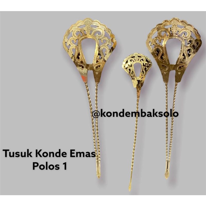 Jual Aneka Tusuk Konde Emas Polos | Shopee Indonesia
