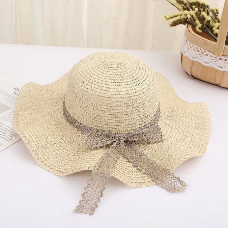 Jual Topi Pantai gelombang Renda IMPORT Dewasa | Shopee Indonesia