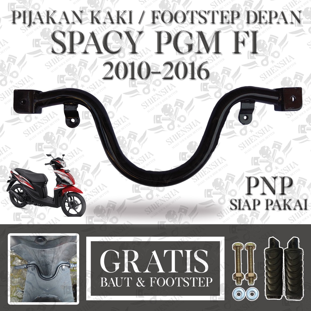 Jual Footstep Depan SPACY PGM FI PNP Siap Pakai Step Depan Postep Depan ...