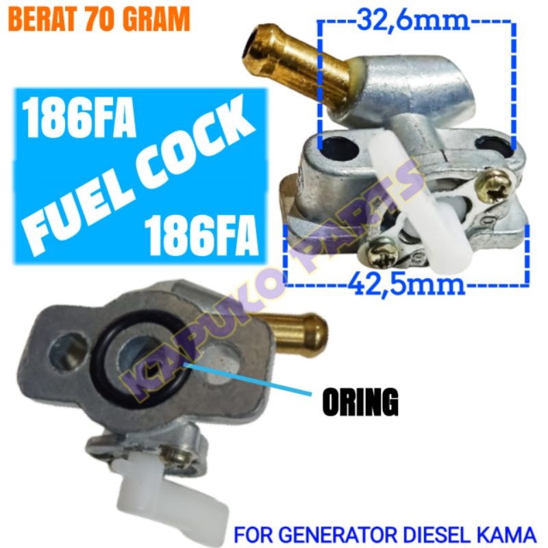 Jual 186FA KRAN SOLAR UNTUK GENSET DIESEL KAMA | Shopee Indonesia