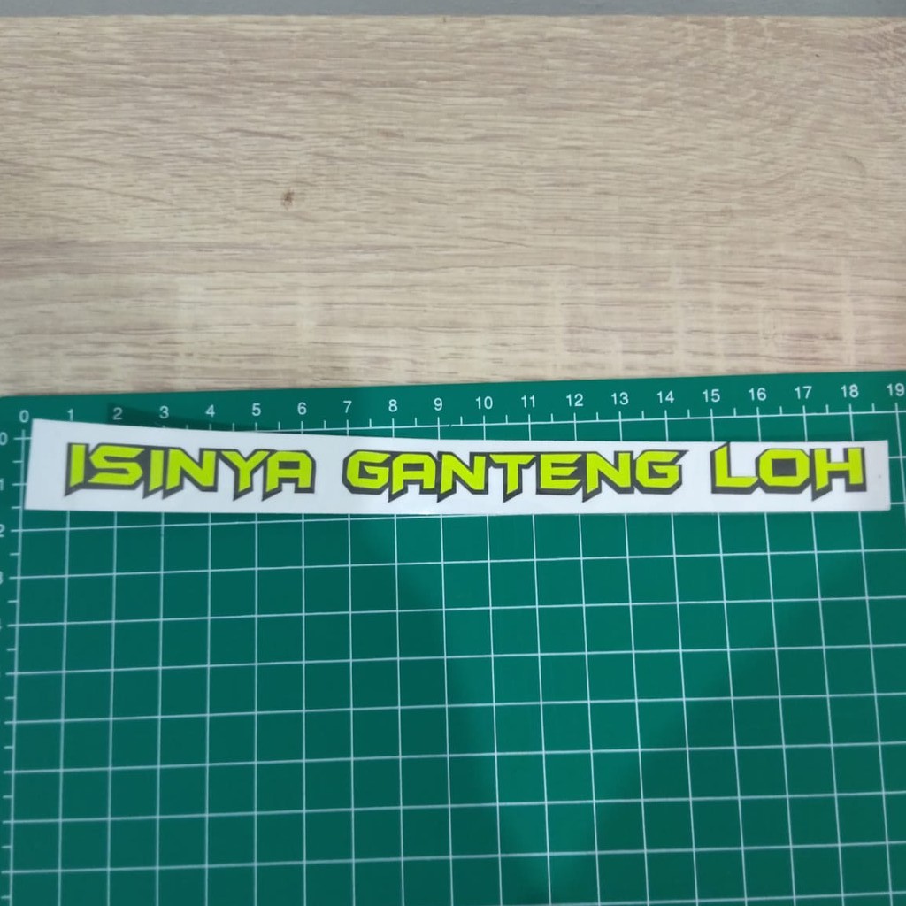 Jual Stiker Visor Helm ISINYA GANTENG LOH Shopee Indonesia