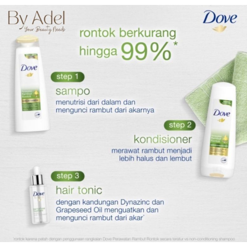 Jual Dove Conditioner Perawatan Rambut Rontok 160 ML | Shopee Indonesia