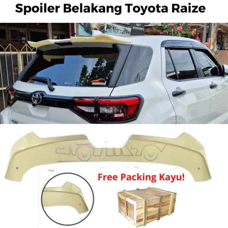 Jual Rear Spoiler Sayap Belakang Toyota Raize Daihatsu Rocky | Shopee ...