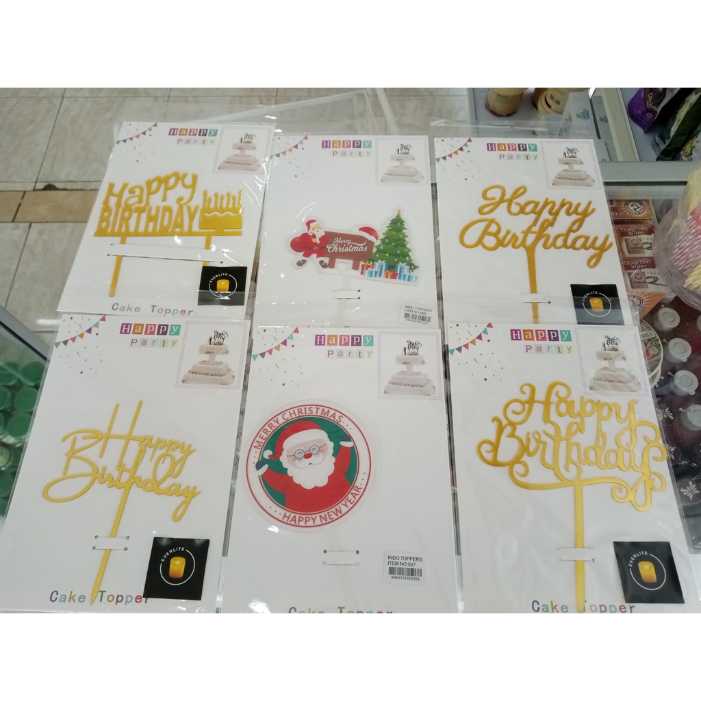 Jual TOPPER BIG BERBAGAI MACAM BENTUK | Shopee Indonesia