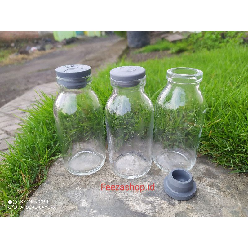 Jual Botol Vial 100 ml + Tutup/ Botol Asi | Shopee Indonesia
