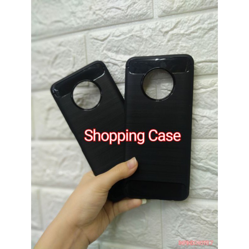 Jual INFINIX NOTE 7 CADE SLIM FIT CARBON SOFTCASE FIBER MULTI IPAKY ...