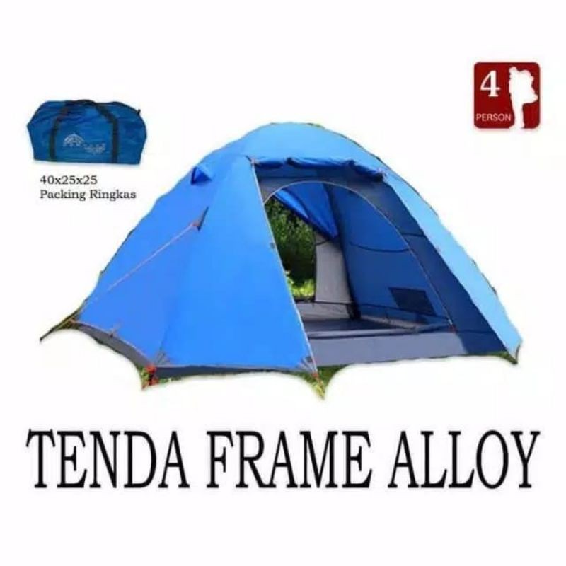 Jual Tenda Compass Frame Alloy Kap 4 Shopee Indonesia 9271