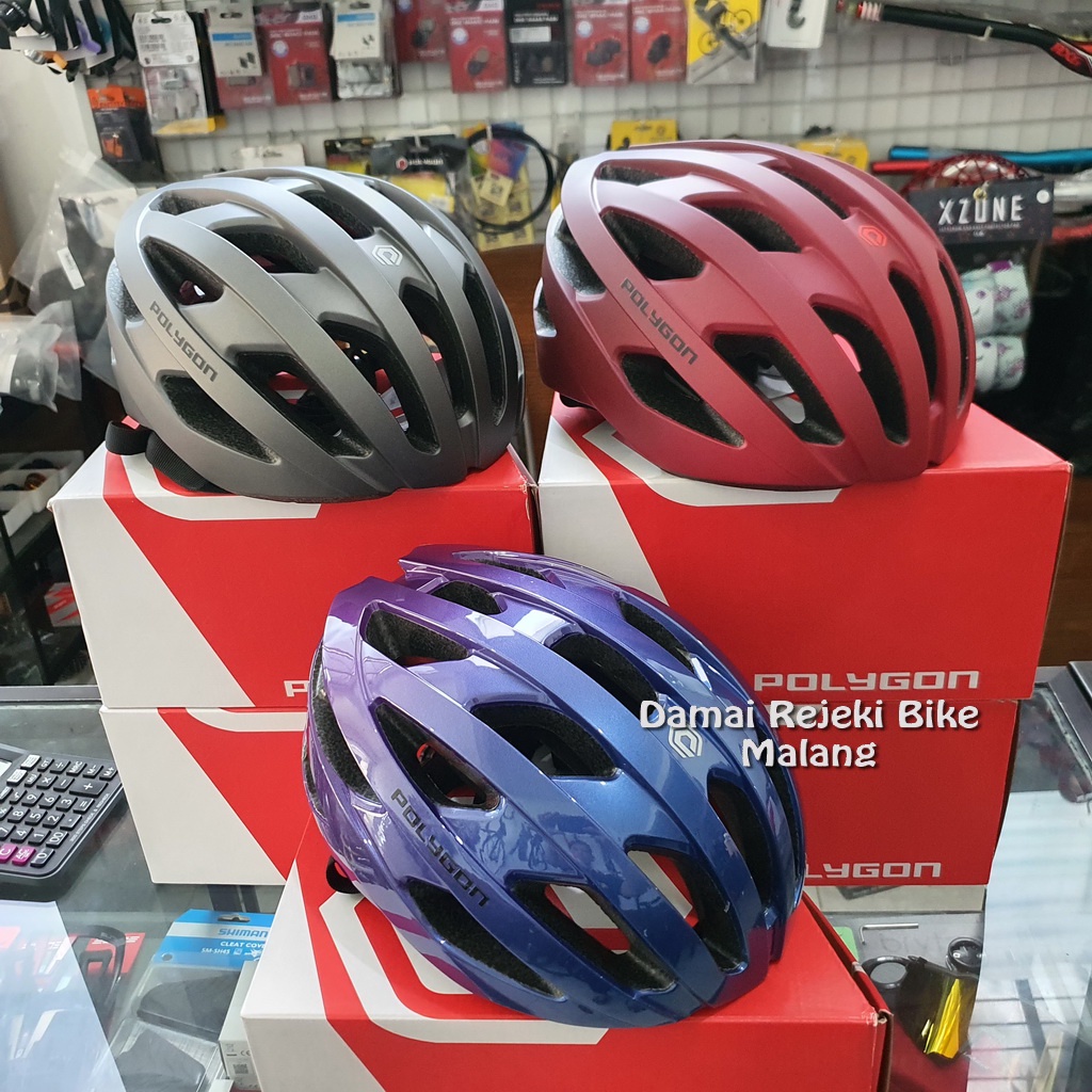 Jual Helm roadbike Polygon AXEL roadbike helmet Shopee Indonesia