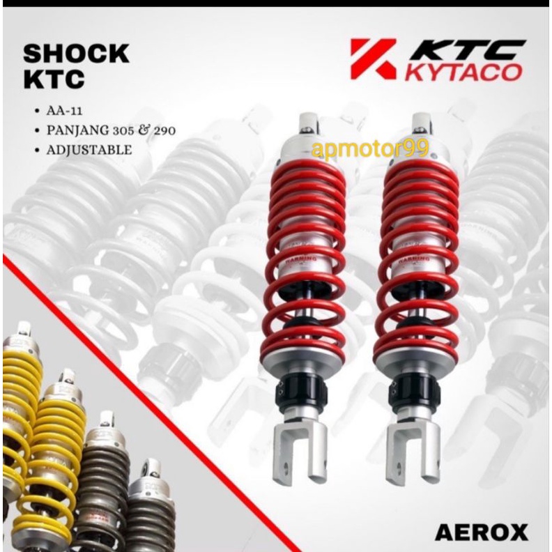 Jual Shockbreaker Ktc Kytaco For Aerox Old New Nmax Old New Ukuran