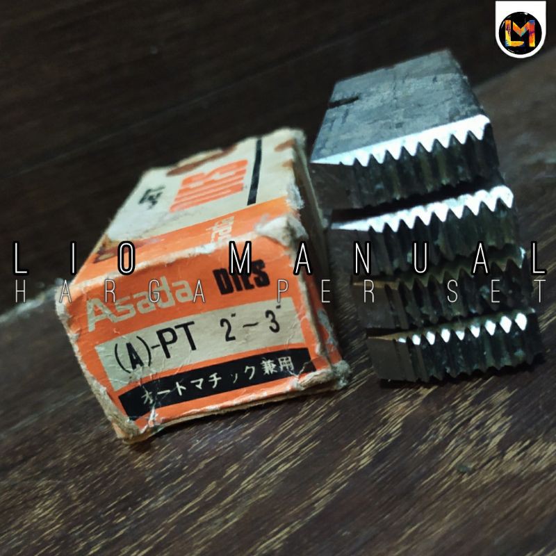 Jual pipe threading machine spare Die Asada A PT 2 3 Inch mata