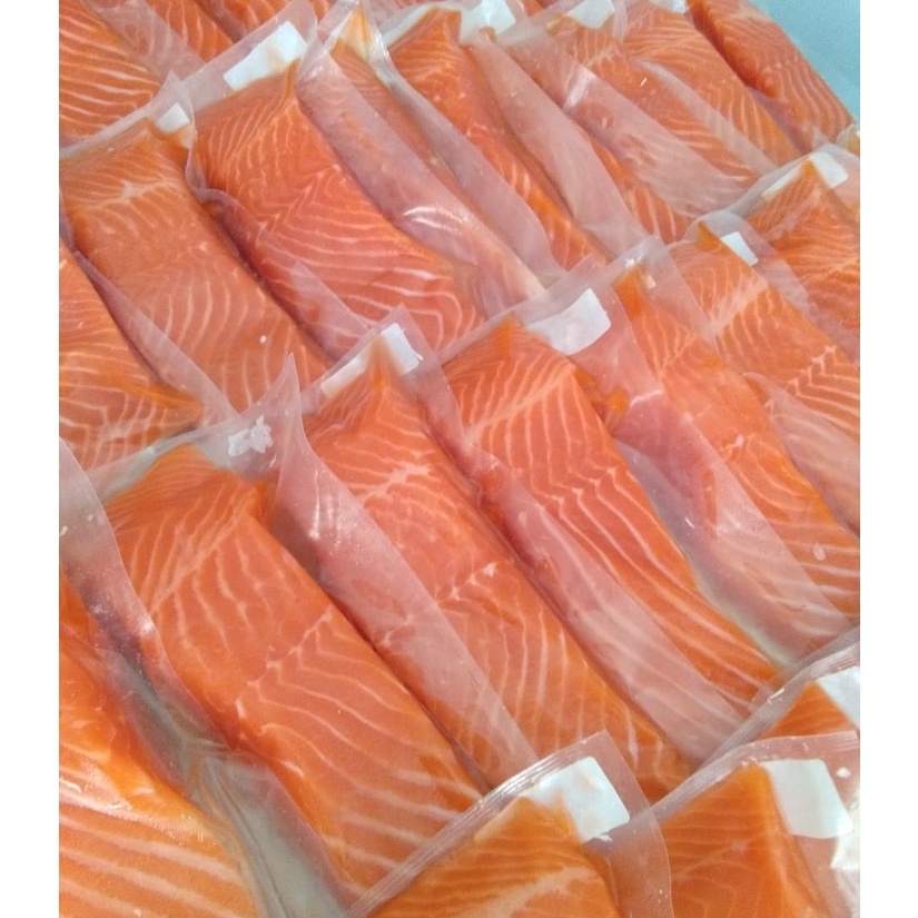 Jual IKAN SALMON FILLET / NORWEGIAN SALMON PREMIUM FILLET 100200 gram