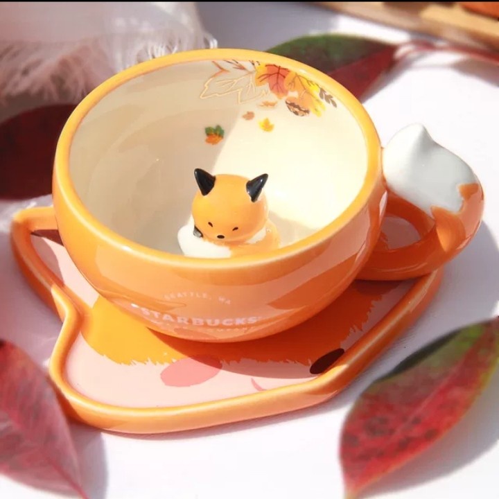 Jual Starbucks Fox Inside Mug Limited Edition Mid Autumn | Shopee Indonesia