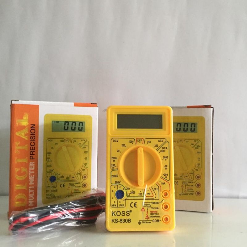 Jual MULTITESTER DIGITAL / MULTIMETER DIGITAL DT-830B | Shopee Indonesia