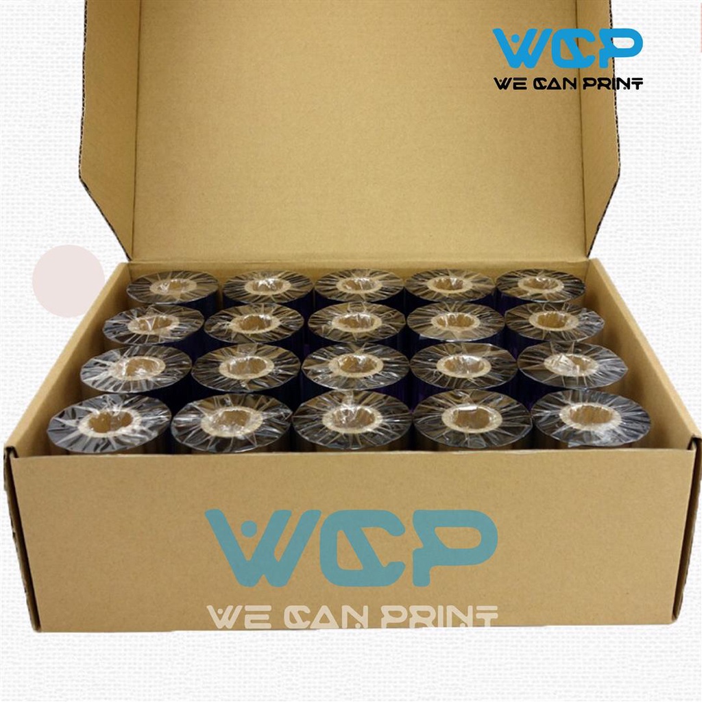 Jual RIBBON PREMIUM WAX 110X300 BARCODE RIBBON PRINTER LABEL WINCODE ...