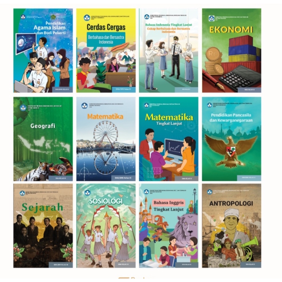 Jual ORI harga satuan buku teks siswa Kemendikbud kurikulum merdeka ...