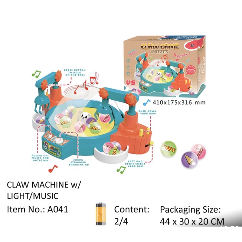 Jual Claw Game Mainan Capit Capitan Anak Good Quality Bangett | Shopee ...