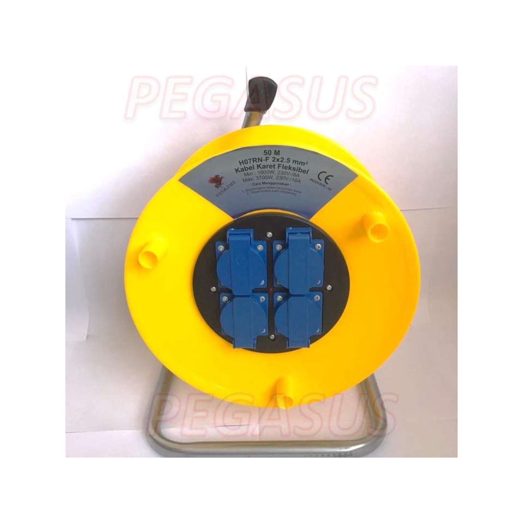 Jual Kabel Roll 50 meter Warna Kuning Besar - Dengan Cover dan TANPA ...