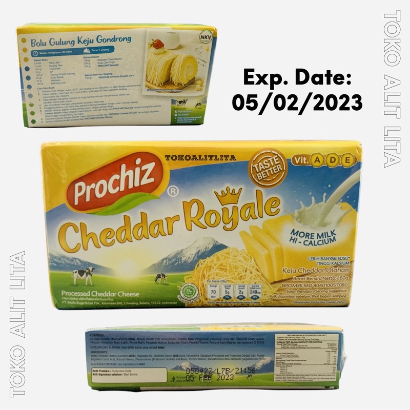 Jual Prochiz Cheddar Royale 160g | Shopee Indonesia