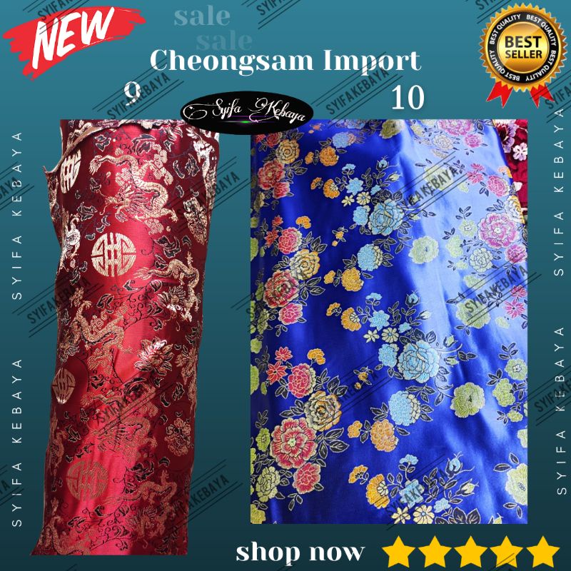 Jual Kain Cheongsam Kain Chongsam Bahan Cheongsam Congsam Bahan Baju Imlek Modern Kain Imlek 