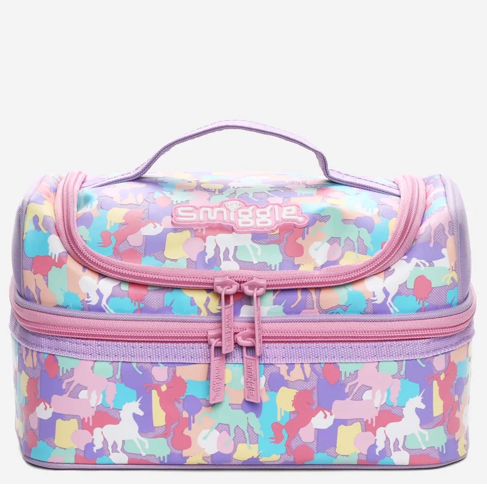 Jual SMIGGLE Lunch Box Double Decker Smiggle Lunch Bag Original