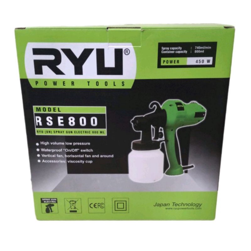 Jual Spray Gun Ryu - Spraygun Mesin semprot cat elektrik BERGARANSI ...