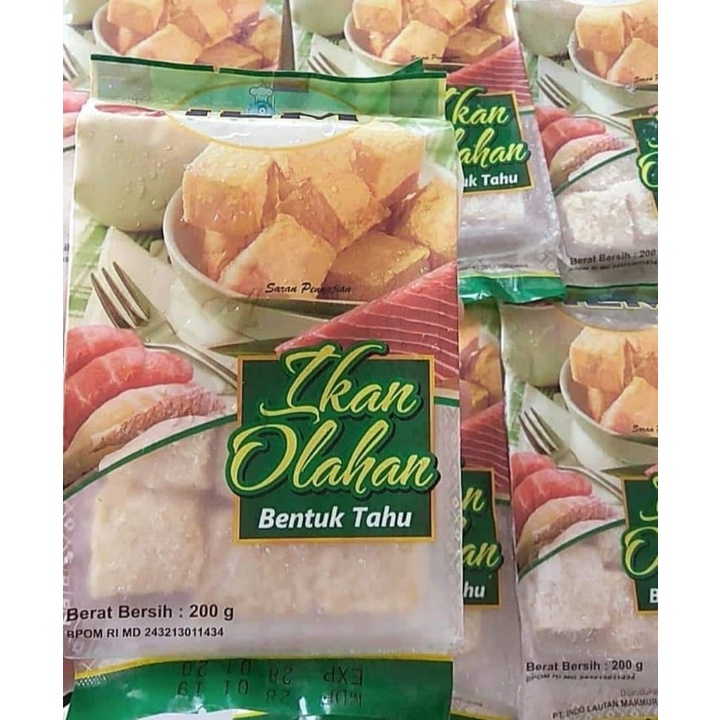 Jual Ilm Ikan Olahan Bentuk Tahu 200gr Shopee Indonesia