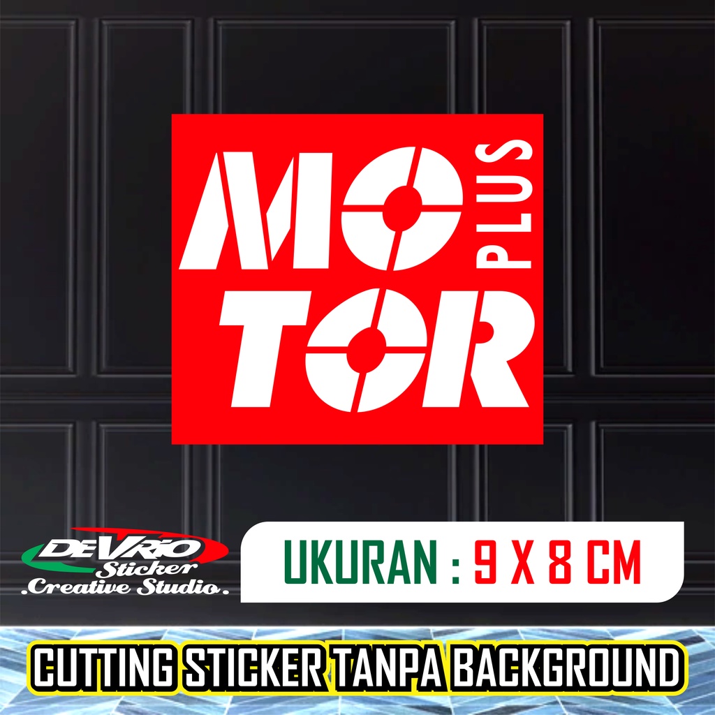 Jual Stiker Motor Plus Motorplus Cutting Sticker Custom Suka Suka untuk ...