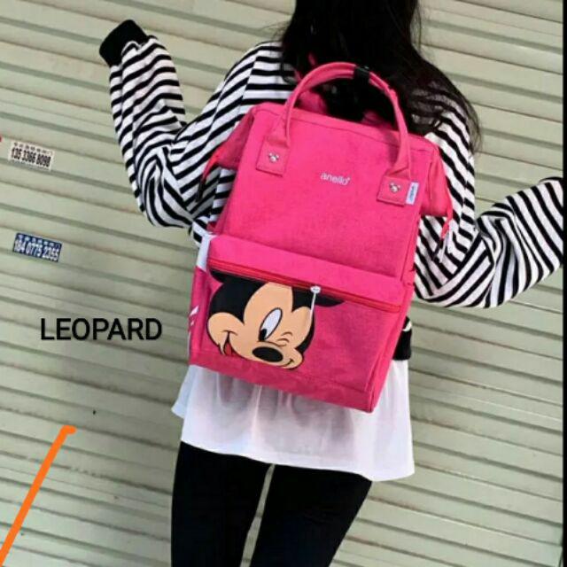 Anello Backpack mickey Mouse/Ransel Anello Mickey mouse/Ransel Mickey  mouse/Ransel Sekolah