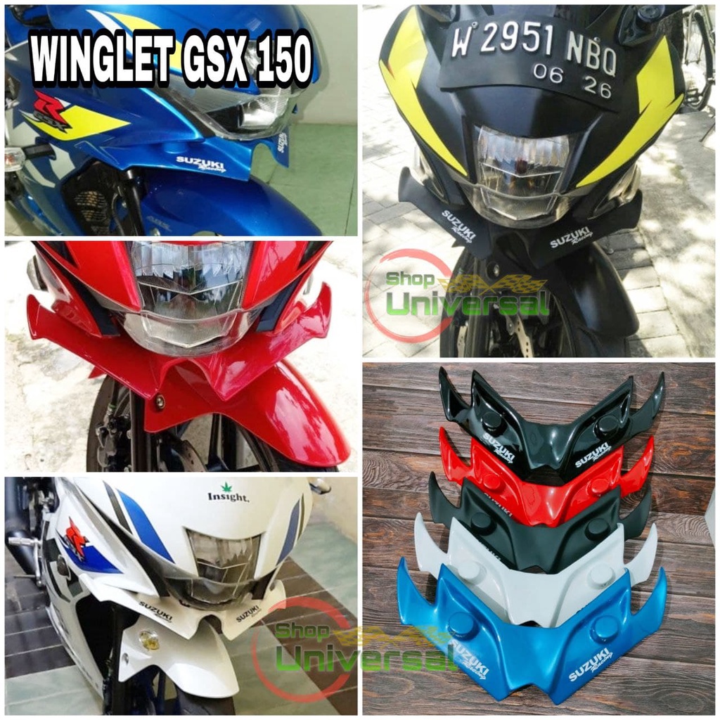 Jual Winglet Suzuki GSX R150 150 R Aksesoris Variasi Motor winglet gsx ...