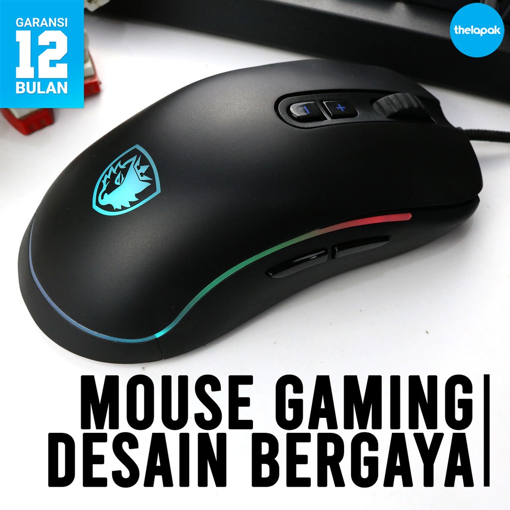 Jual Mouse Gaming Sades Mouse Revolver Garansi Resmi / Mouse / Mouse ...