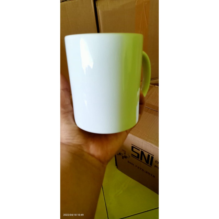 Jual Mug Coating Import Polos Dlapan Sni Mug Sublim Polos Import Siap Press Mug Coating 5095