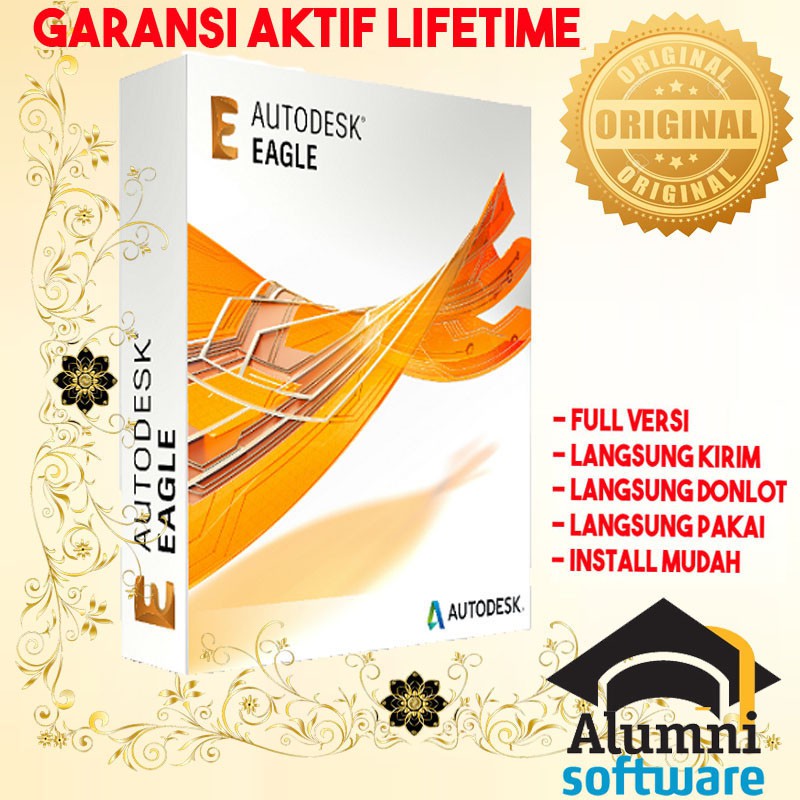 Jual [FULL VERSION] Autodesk EAGLE Premium For PCB Design 9.1 - GARANSI