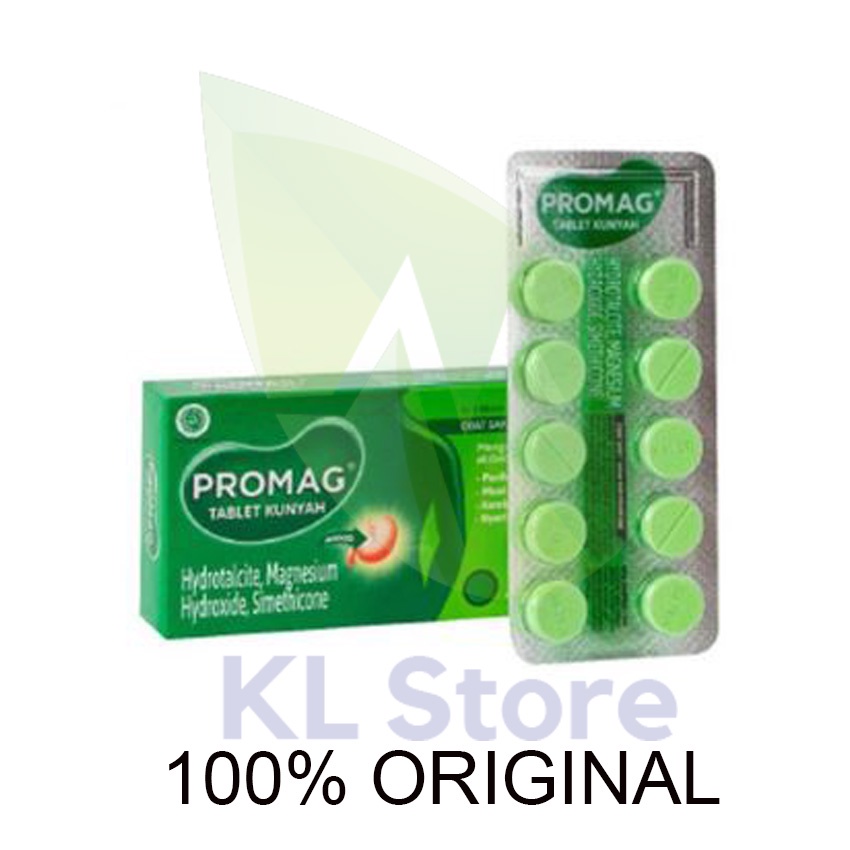 Jual PROMAG STRIP ISI 10 TABLET OBAT SAKIT MAAG DAN KEMBUNG | Shopee ...