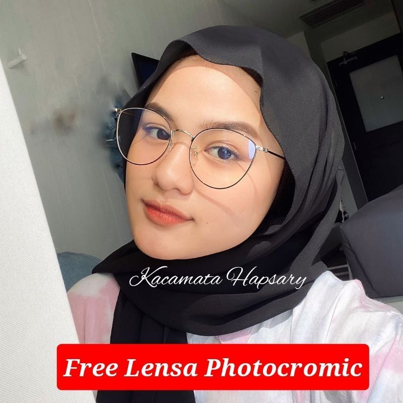 Jual Paket Frame Lensa Photocromic Kacamata Minus Kaca Mata Wanita 6073 Kacamata Anti 7210