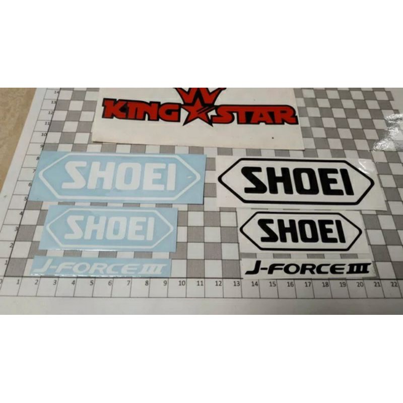 Jual stiker cutting kyoto convert shoei jforce atau jcriuse set ...