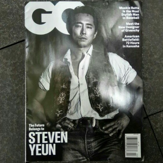 GQ Magazine, April 2021 | Steven Yeun